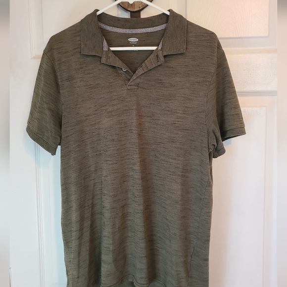 Old Navy Men's Short Sleeve Polo Shirt, Size:Medium Color: Blended Grayi… - Picture 2 of 6